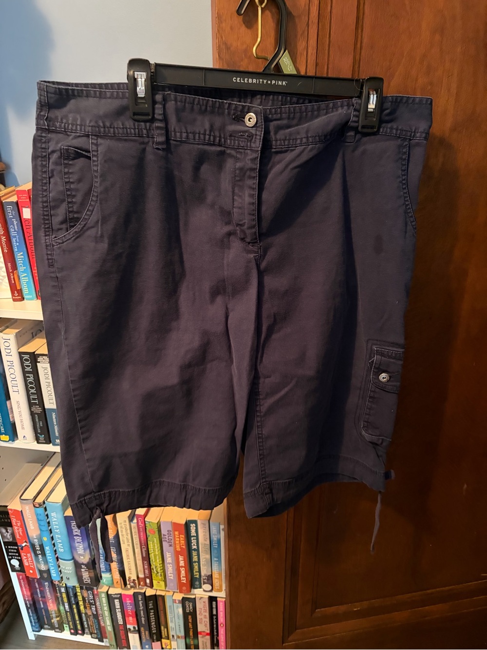 Liz Claiborne Navy Blue Bermuda Shorts